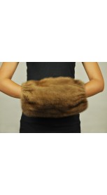 Hand Muff - mink fur