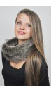 Raccoon fur headband