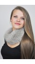 Grey fox fur headband