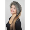 Raccoon fur headband