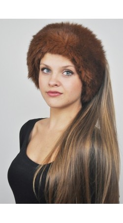 Possum fur headband