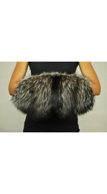 Hand Muff - Silver fox