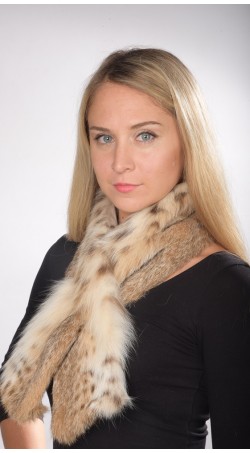 Lynx fur scarf