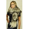 Arctic platinum fox fur scarf