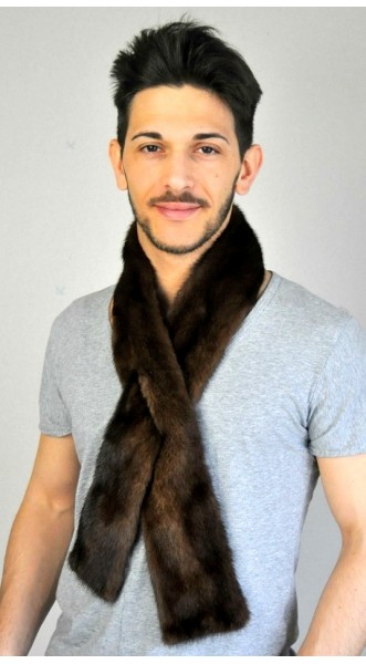 fur scarf men